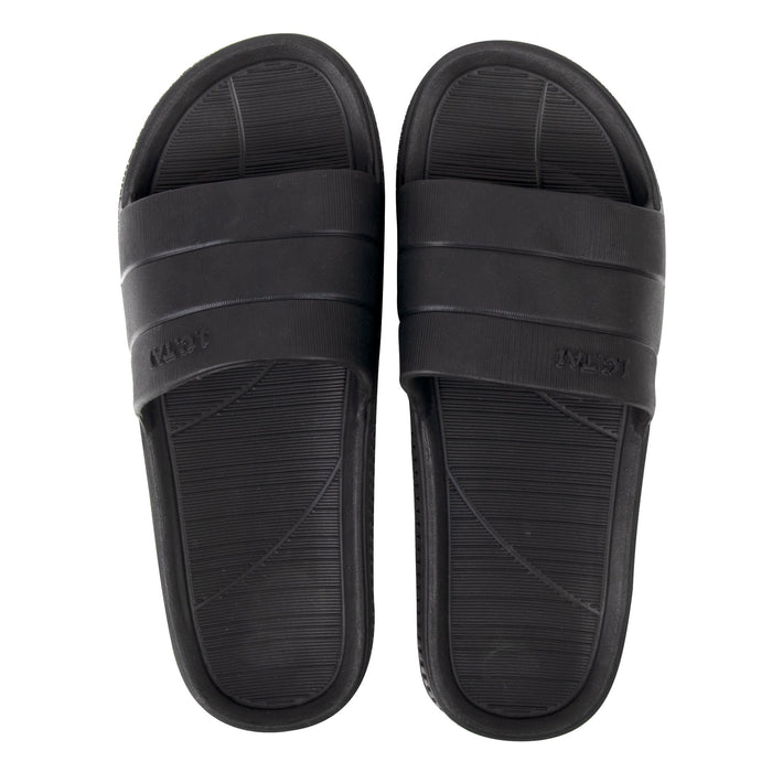 Men's Black Slides Sandals - BagsInBulk.com