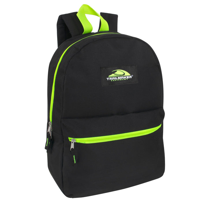Wholesale Trailmaker 17 Inch Backpack - 5 Pop Colors - 