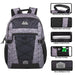 Wholesale 19-inch Mountain Edge Heather Bungee Cord Backpack w Padded Laptop Section - 