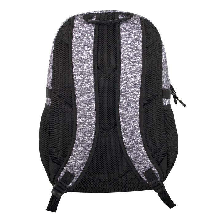 Wholesale 19-inch Mountain Edge Heather Bungee Cord Backpack w Padded Laptop Section - 