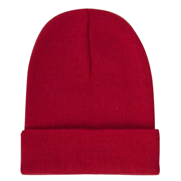 Adult Knit Hat Beanie – 5 Assorted Colors - 