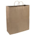 Wholesale 19 Inch Kraft Paper Grocery Shopping Bags - 