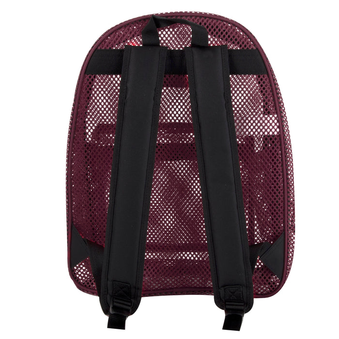Wholesale Premium 17 Inch Mesh Backpack - Purple - 