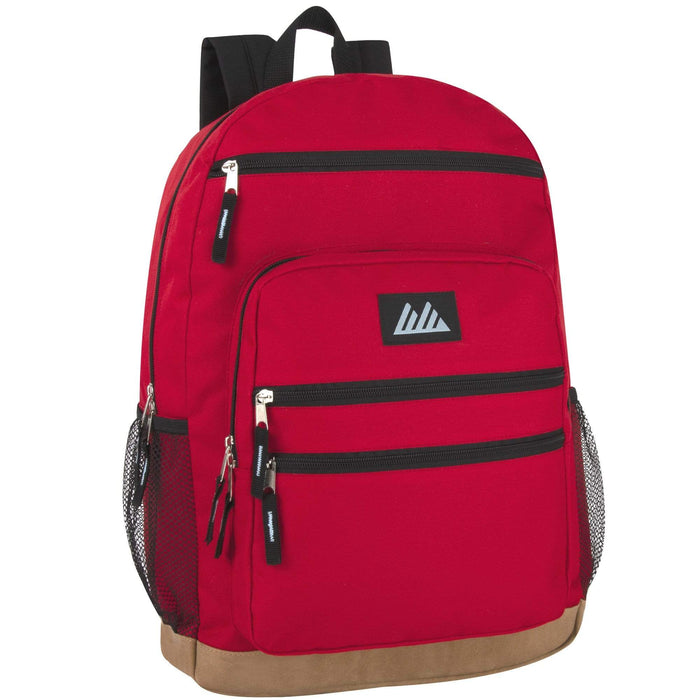 Wholesale 18 Inch Rugged Bottom Backpack with Laptop Section (Colors May Vary)