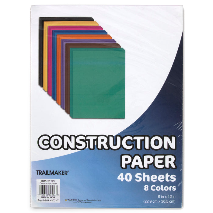 Wholesale Construction Paper - 40 Sheets