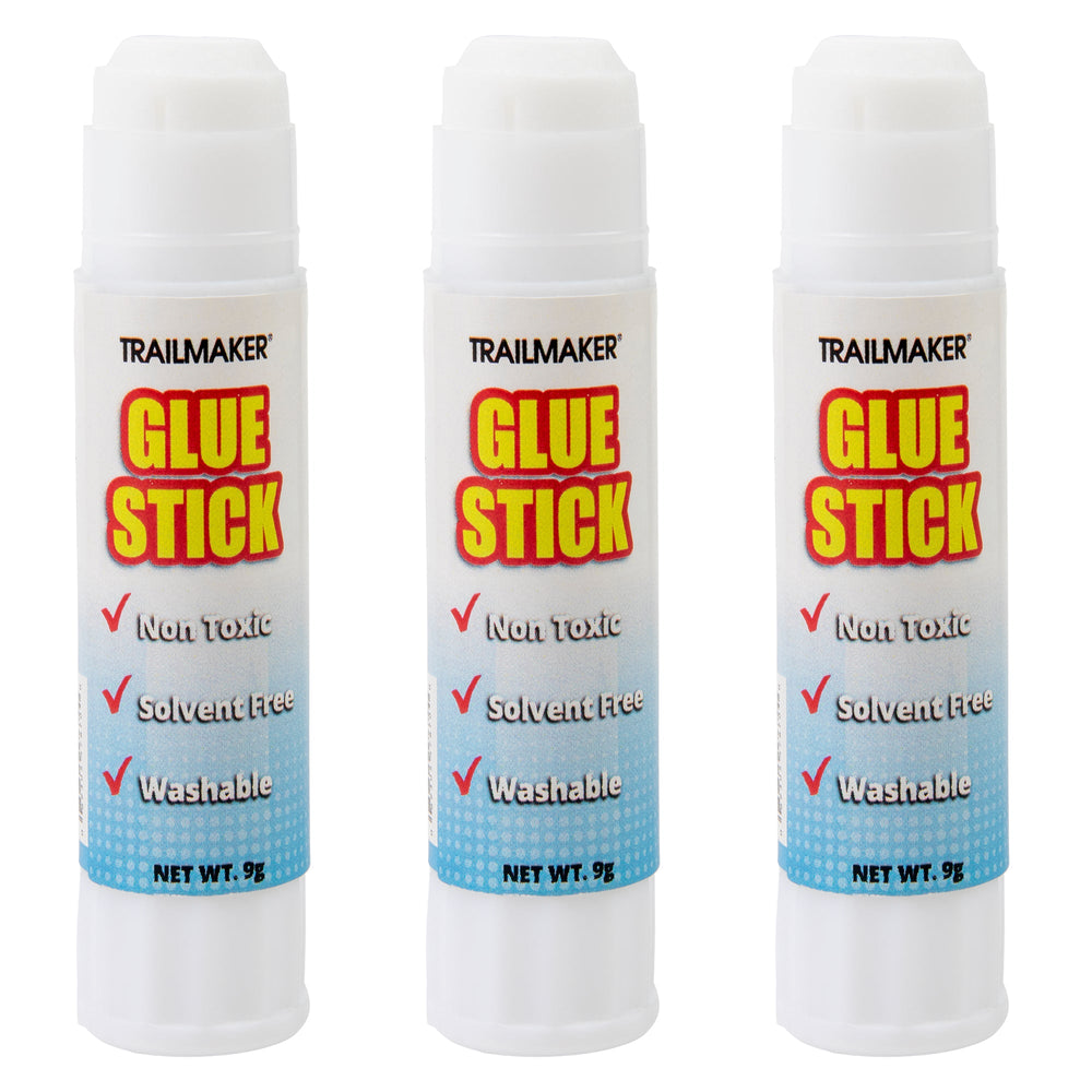 Wholesale Glue Stick (9 Grams) - 3 Pack - 