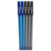 Bulk 5-Pack Classic Ballpoint Pens - 2 Colors - 