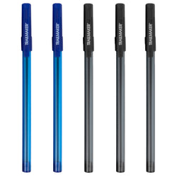 Bulk 5-Pack Classic Ballpoint Pens - 2 Colors - 