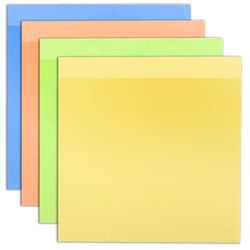 Wholesale Sticky Notes - Assorted Colors - BagsInBulk.com