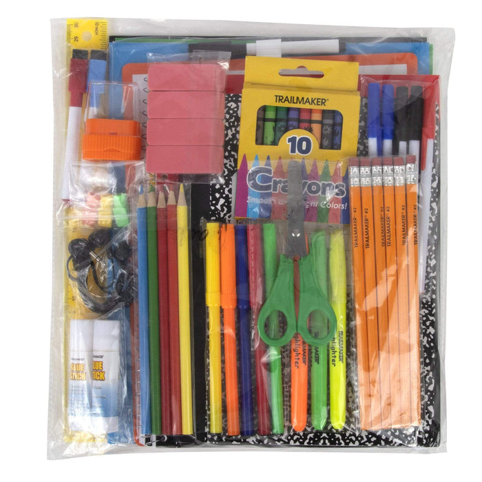 Wholesale 60 Piece School Supply Kit - 