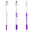 Wholesale 39 Bristle Head Adult Toothbrush - 4 Colors - 