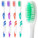 Wholesale 46 Bristle Head Adult Toothbrush - 4 Colors - 