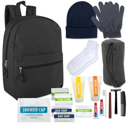 Wholesale Warm Essential 20pc Homeless Care Hygiene Kit - Case of 12 - 
