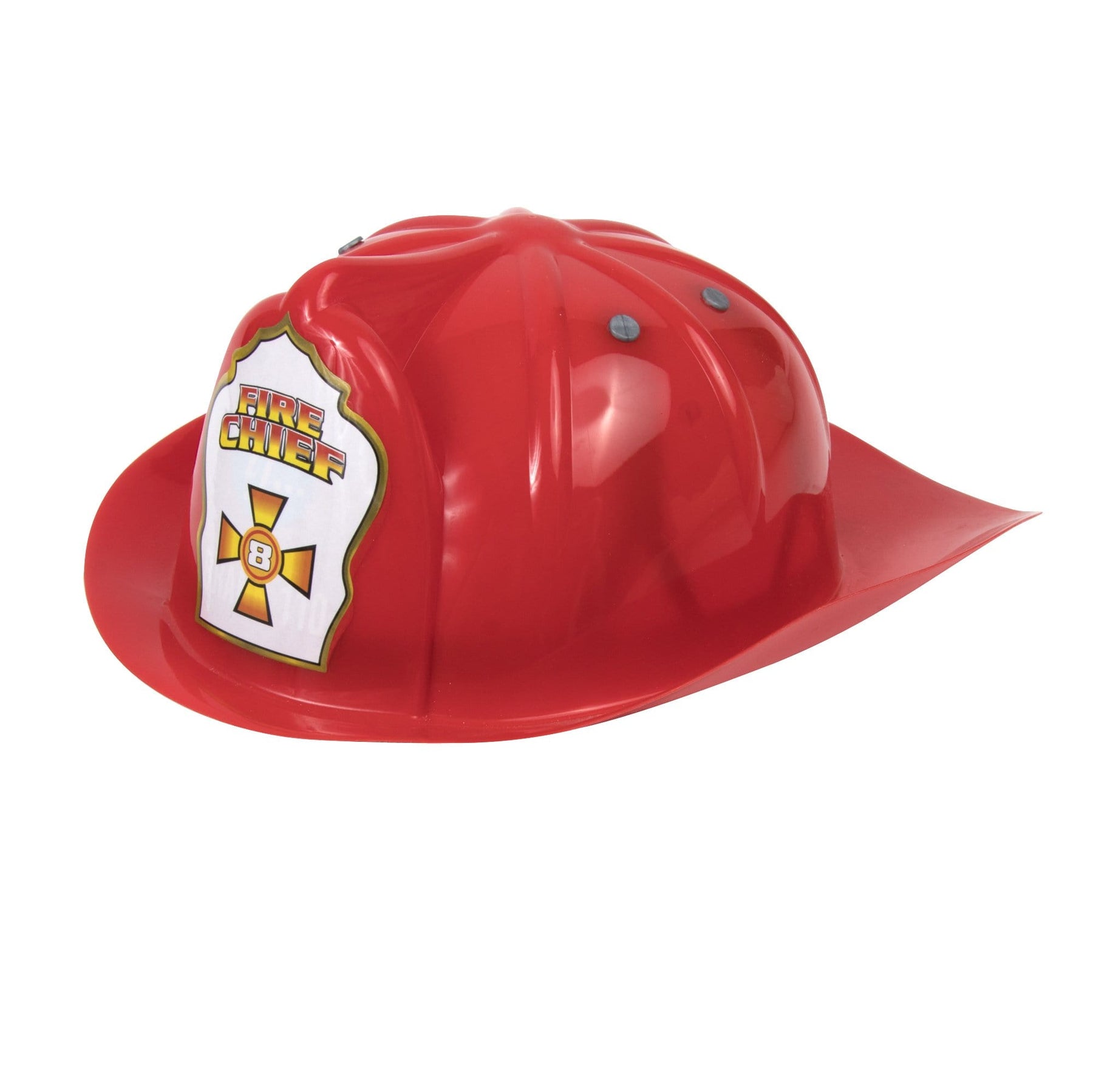 Wholesale Toys: Red Plastic Firefighter Hats for Kids - 